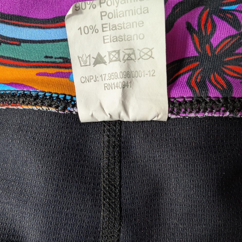 Pre-owned Vibrant Purple Tropical Skater Skirt - Picture 6 of 10
